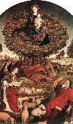 FROMENT, Nicolas The Burning Bush dh oil on canvas